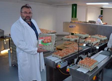 Ferma cu ouă de aur: Cea mai modernă fermă avicolă bihoreană e atât de computerizată încât un singur muncitor îngrijeşte 34.000 de găini (FOTO)